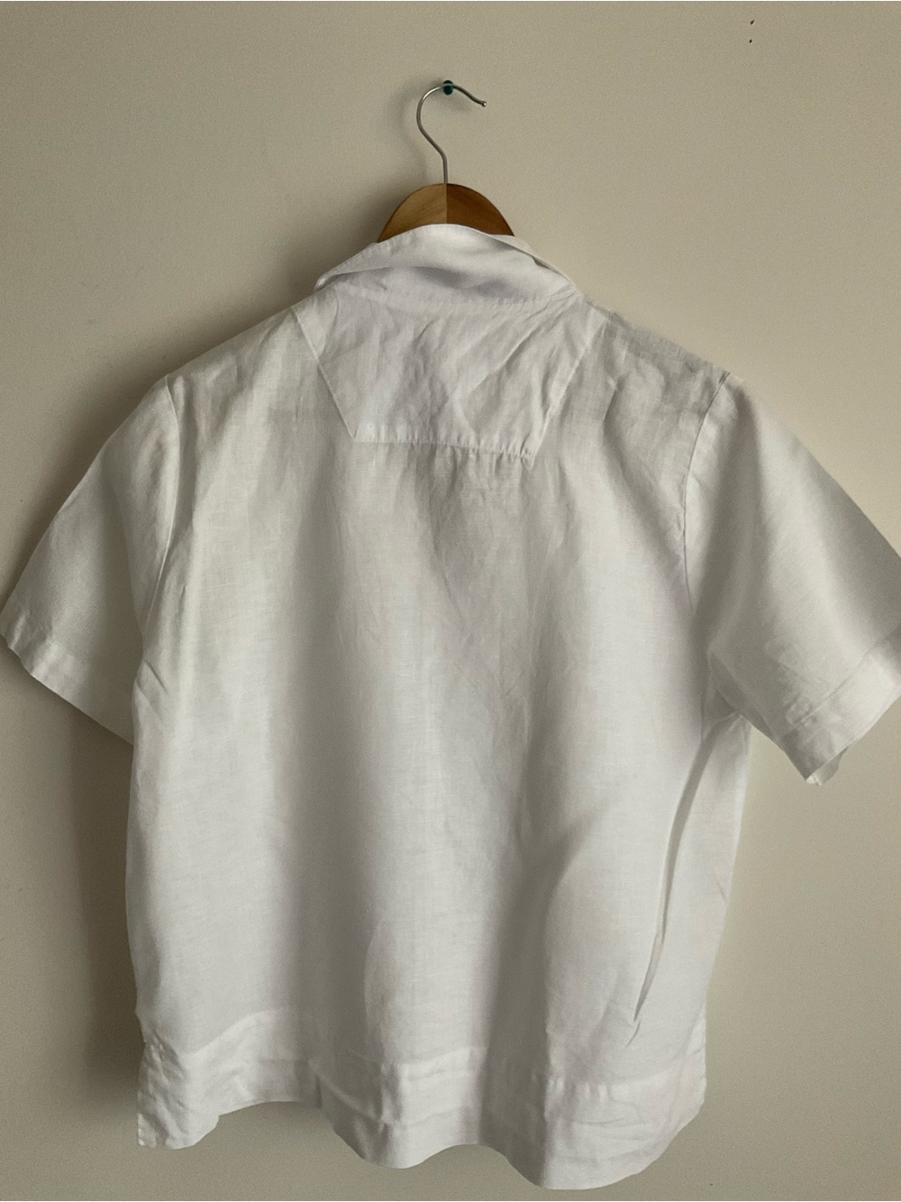 Quince 100% European Luxury Linen Shirt Beach Lagenlook Boho Oversized Yacht - Picture 8 of 9